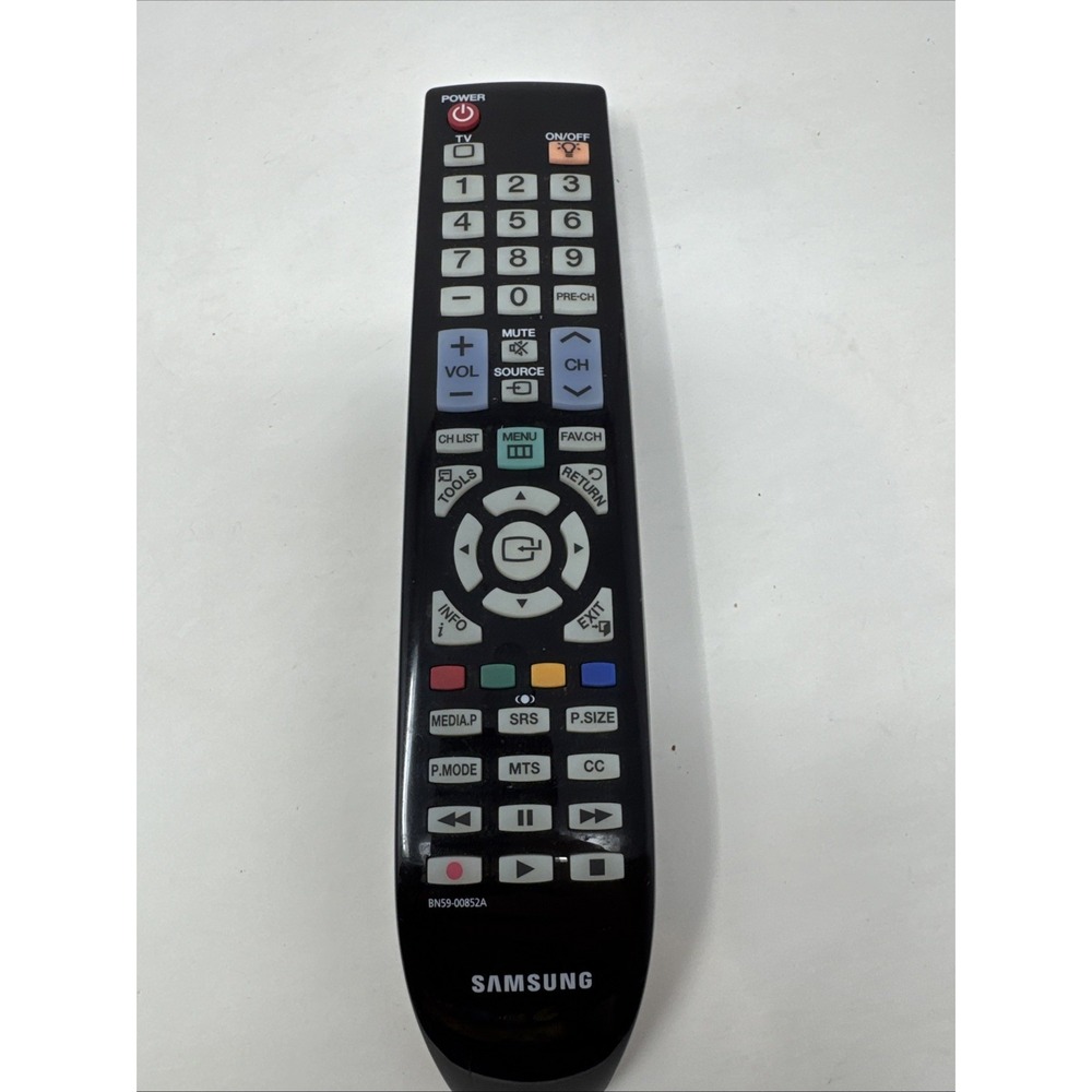 Samsung BN59-00852A Remote Control Plasma TV Battery Tested Genuine LIGHTS UP